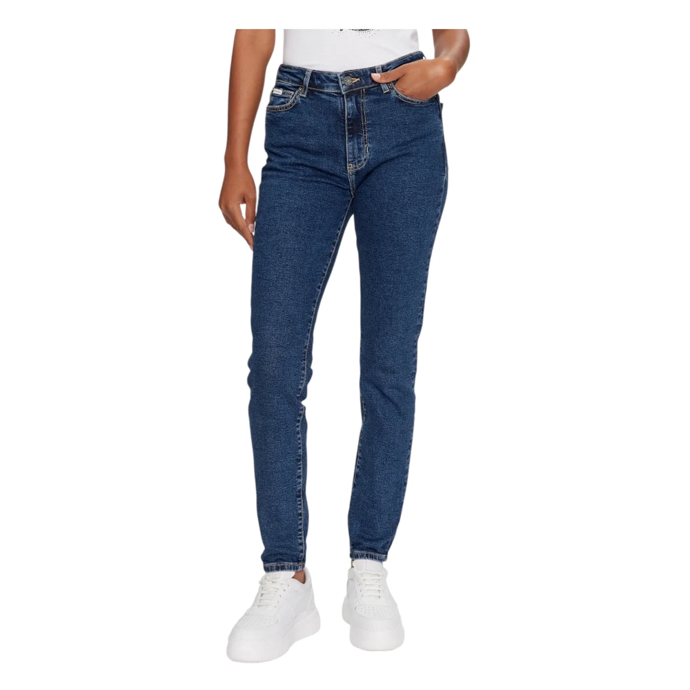 Guess Biologische skinny jeans Blue Dames