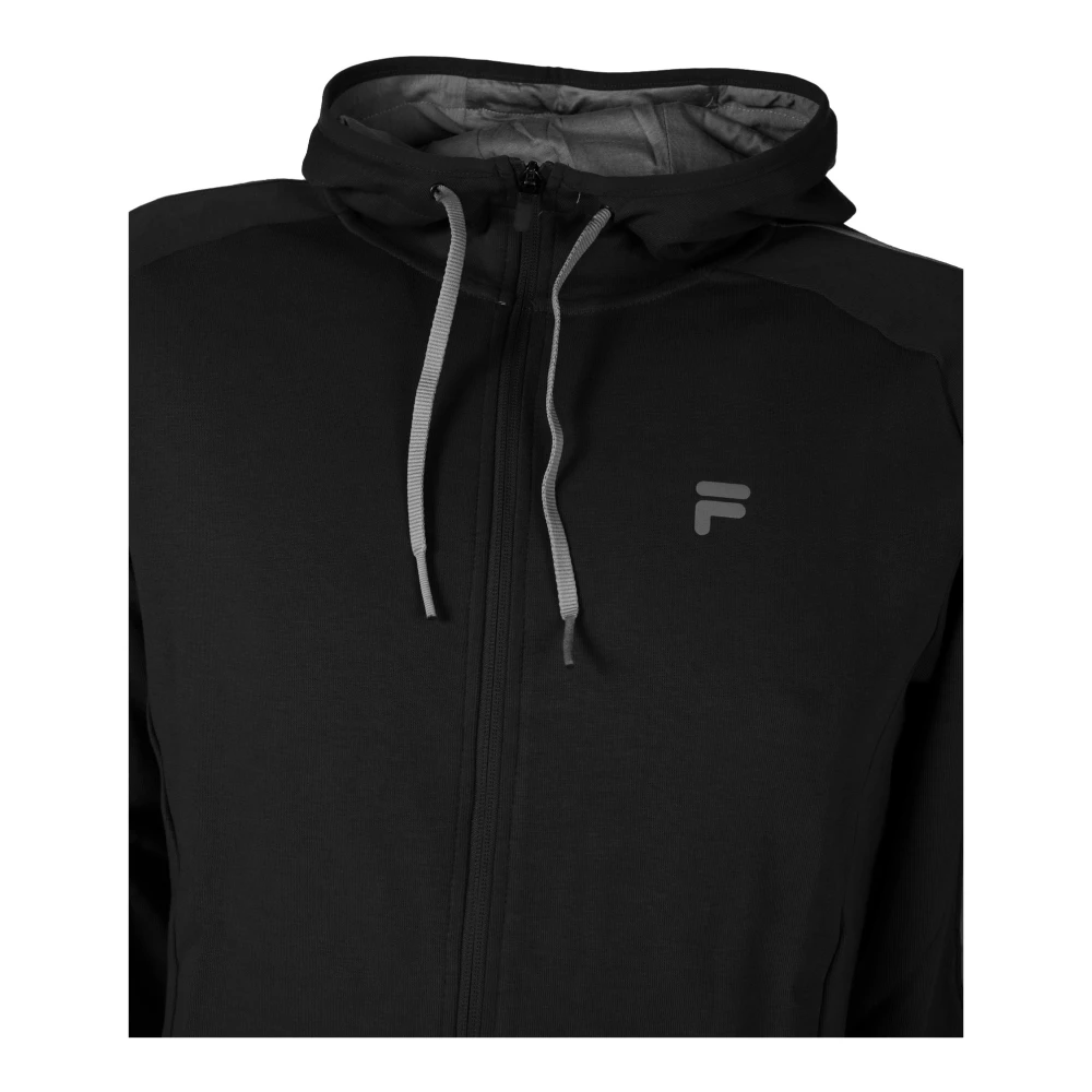 Fila Aansluitende Hoodie Black Heren