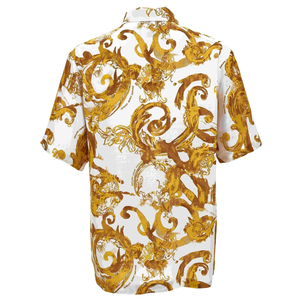 Versace Jeans Couture Stijlvolle Overhemden Collectie Multicolor Heren