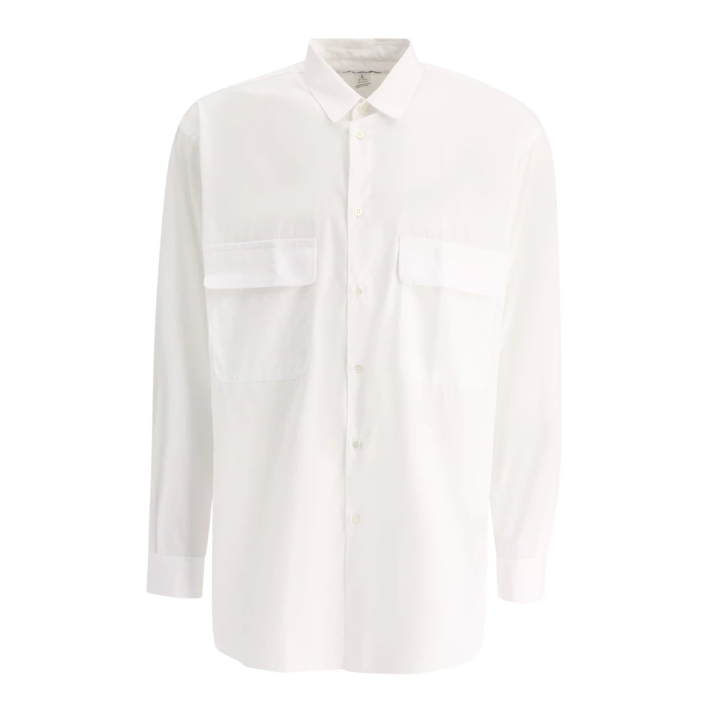 Comme des Garçons Oversized Fit Shirt met Zakken White Heren