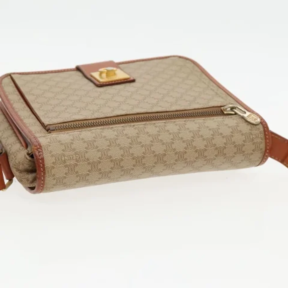 Celine Vintage Pre-owned Fabric celine-bags Beige Dames