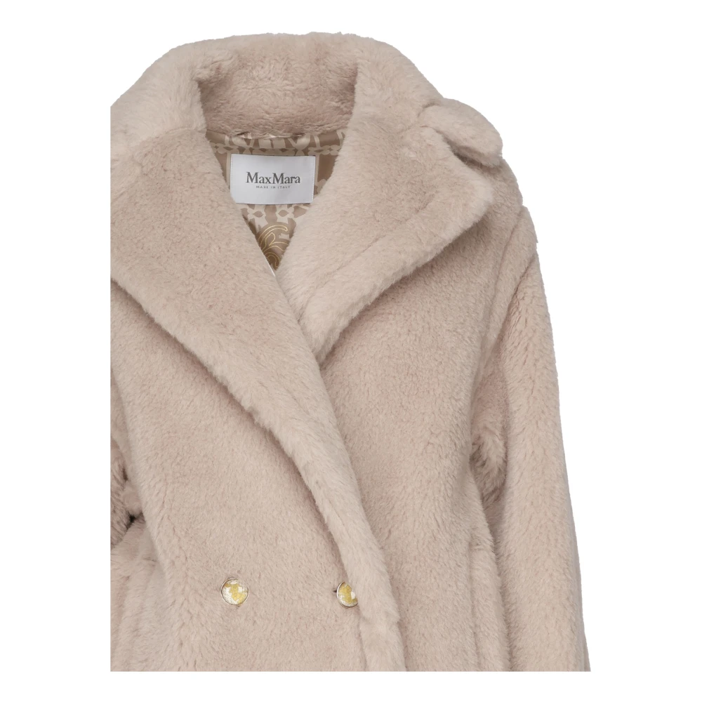Max Mara Elegante Sand Jassen voor Vrouwen Beige Dames