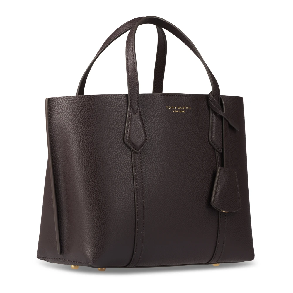 TORY BURCH Drievoudige kleine tote tas Brown Dames