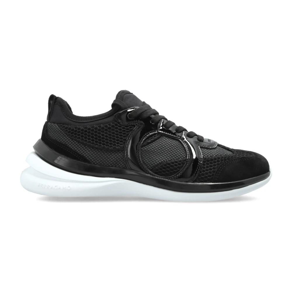 Ferragamo Timothe Sportschoenen Dames Schoenen Zwart