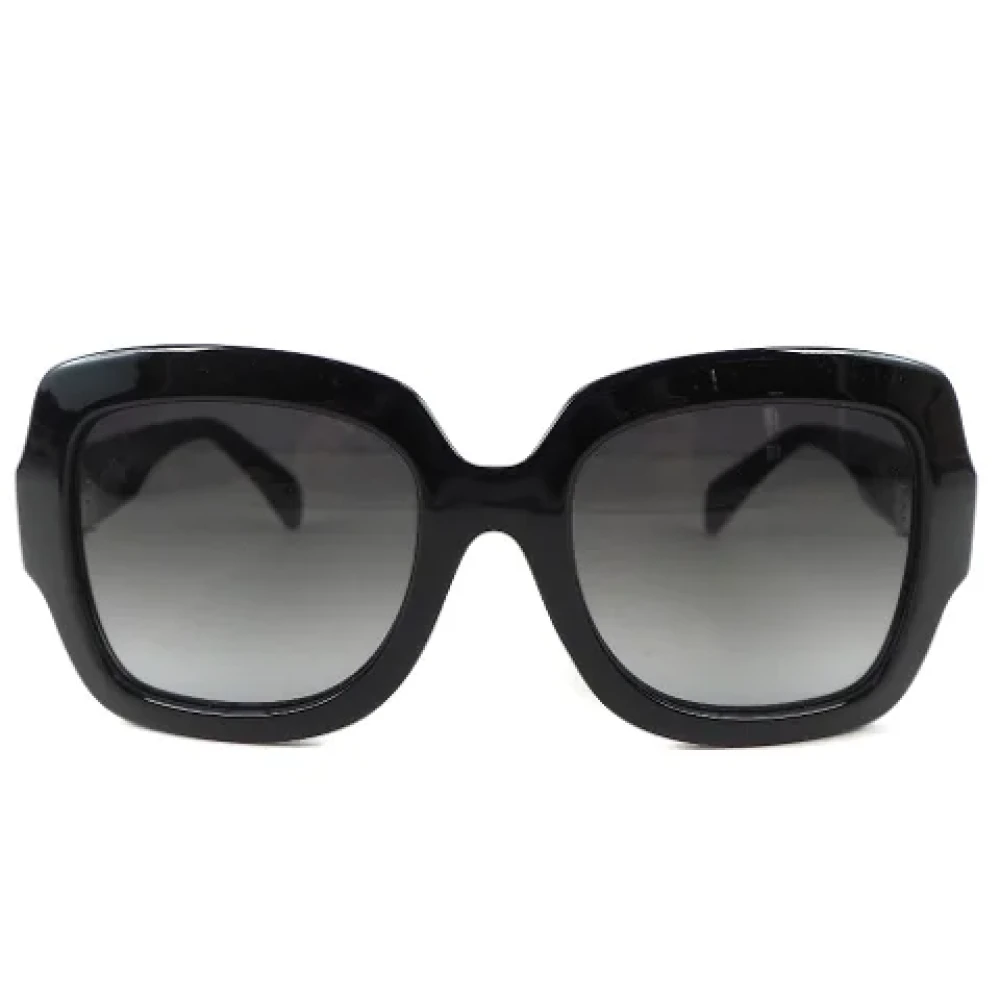 Valentino Vintage Pre-owned Glass sunglasses Black Dames