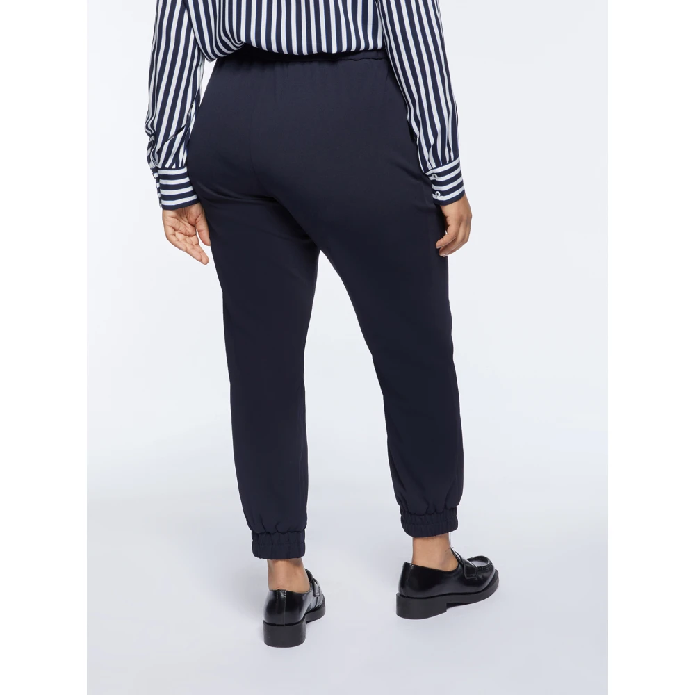 Fiorella Rubino Scuba Crepe Joggers Blue Dames
