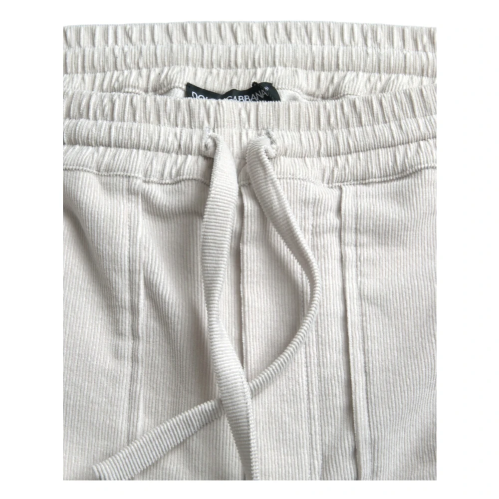 Dolce & Gabbana Beige Katoenen Corduroy Bermuda Shorts Beige Heren