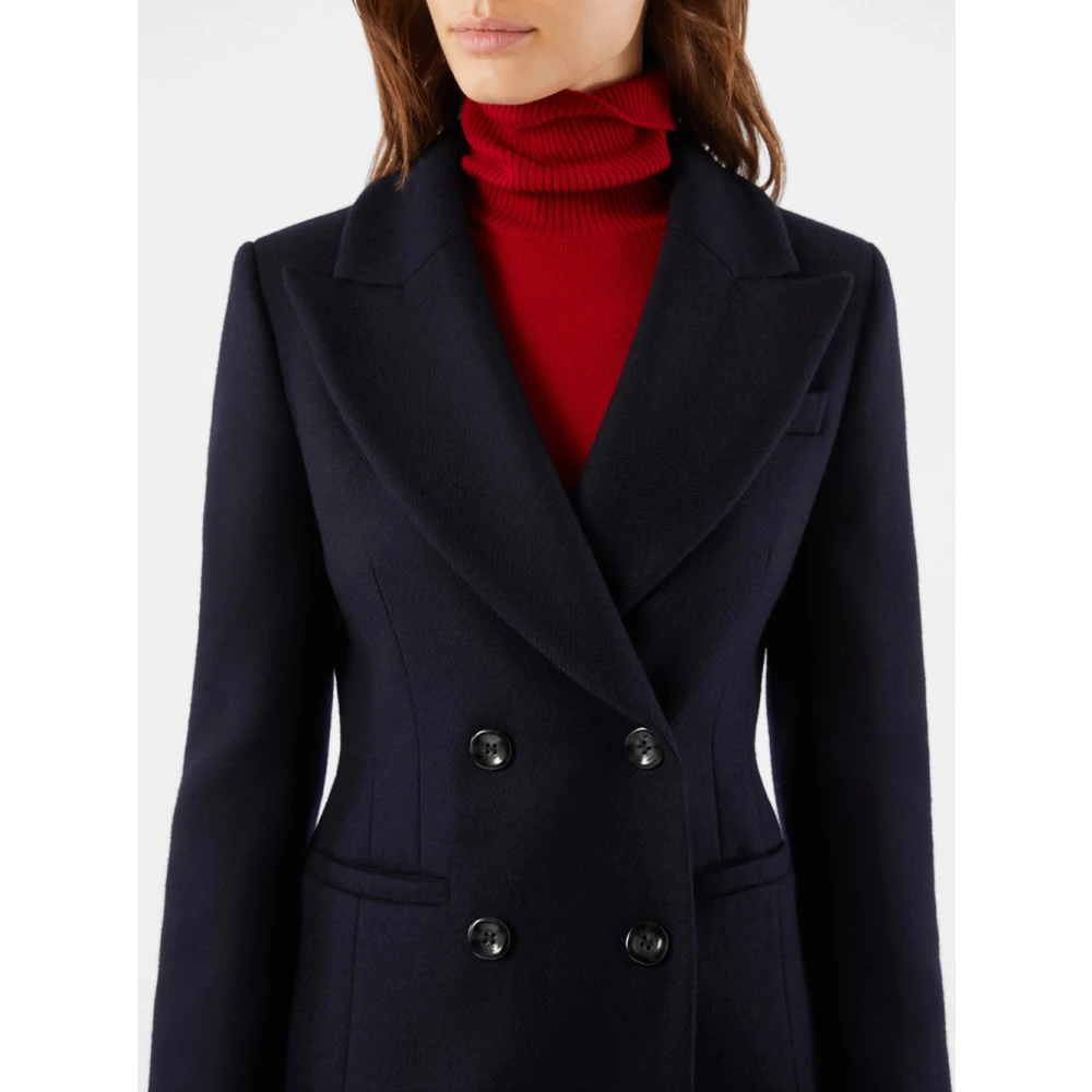 Pennyblack Blauwe Wollen Blazerjas Gioia Blue Dames