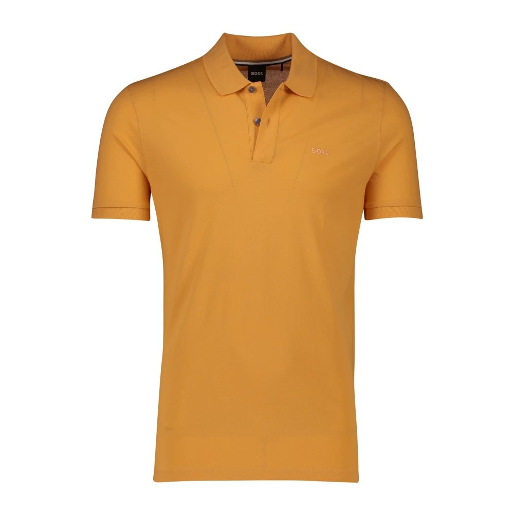 Hugo Boss Oranje Polo Shirt Korte Mouw Orange Heren