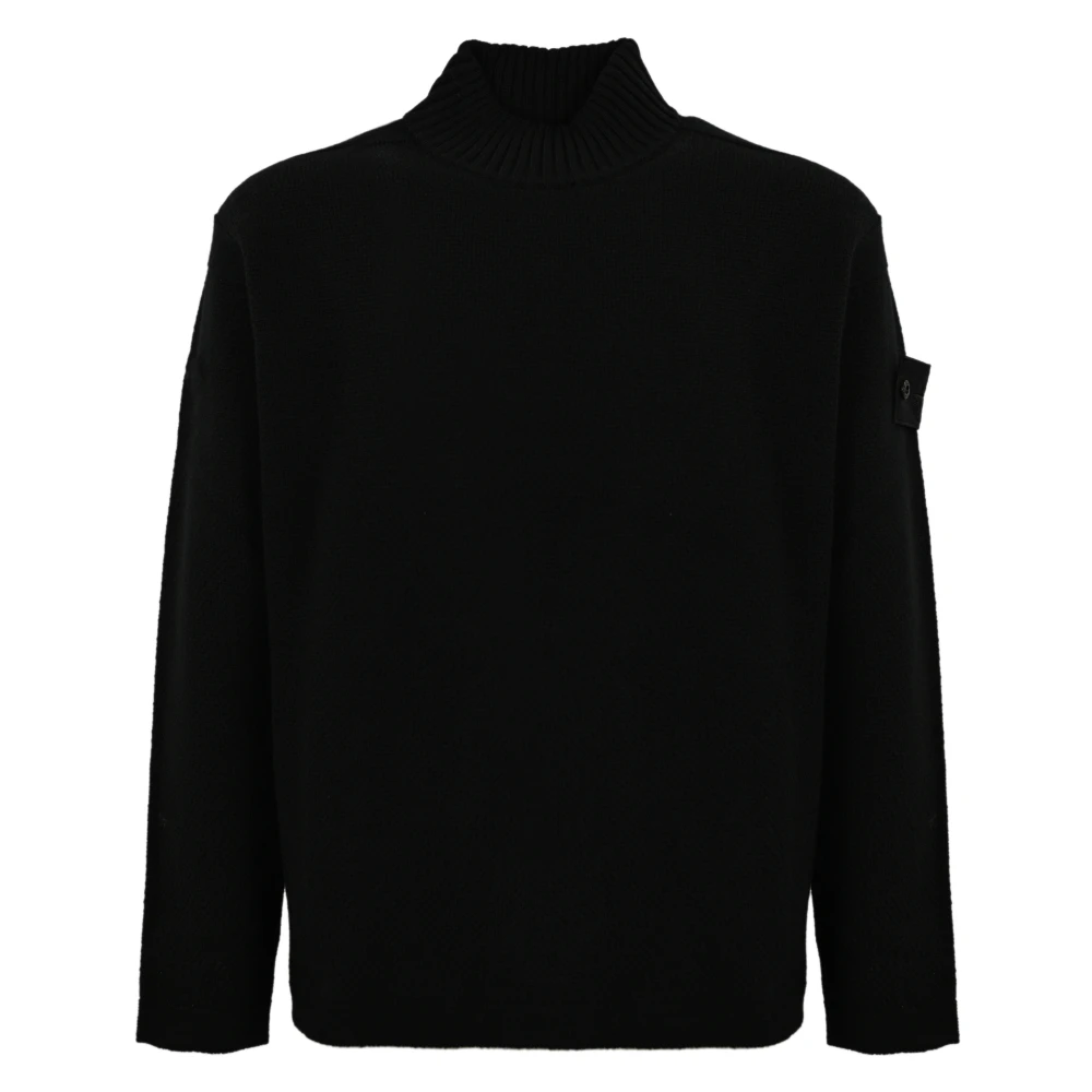 Stone Island Zwarte coltrui Black Heren