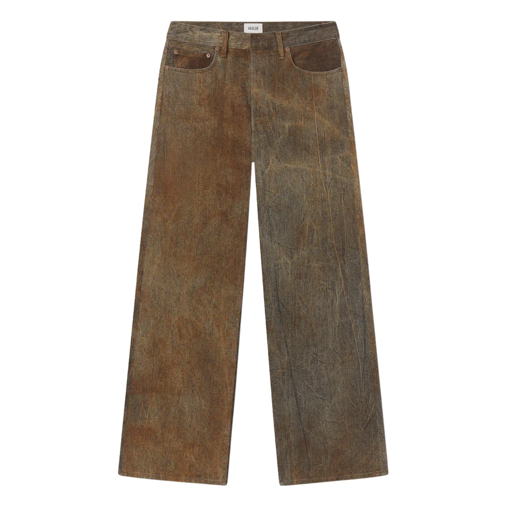 Agolde Brown Arc Jean - Male - Straight Fit Jeans - W32 - Jeans