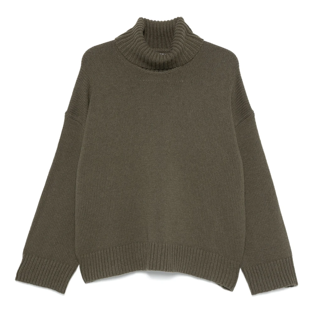 Samsøe Zeeschildpad Coltrui Sweater Green Dames
