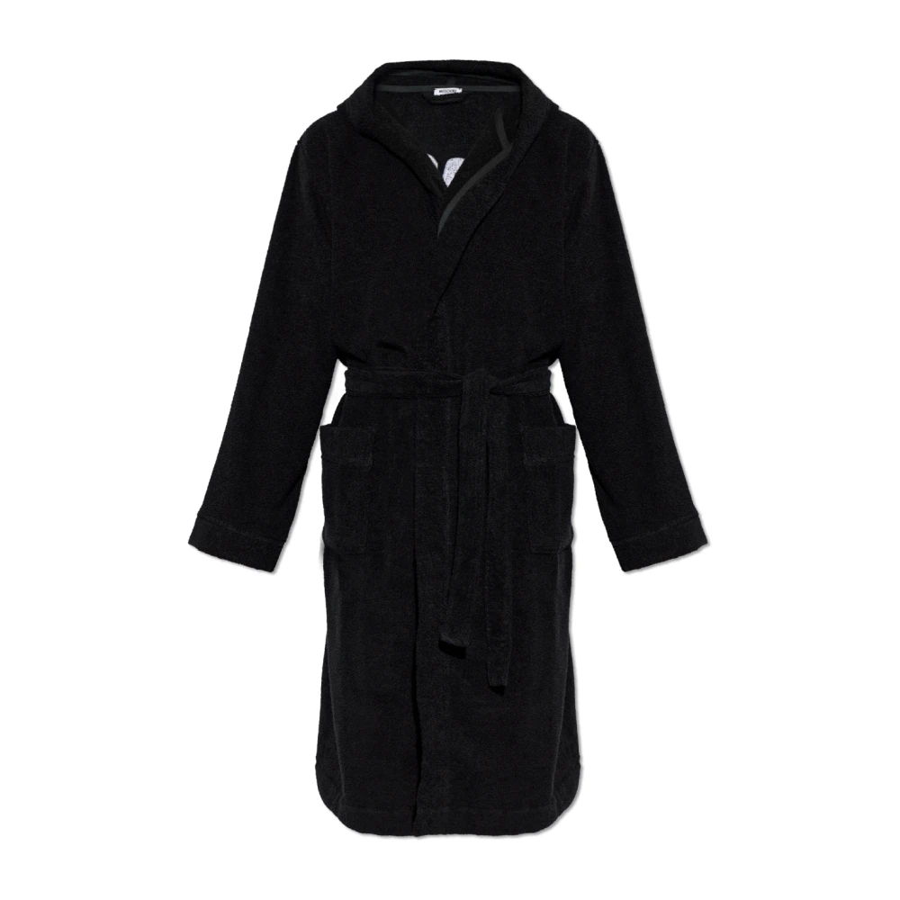 Moschino Uomo Nero - Accappatoio Con Cappuccio - Nightwear & Lounge - L
