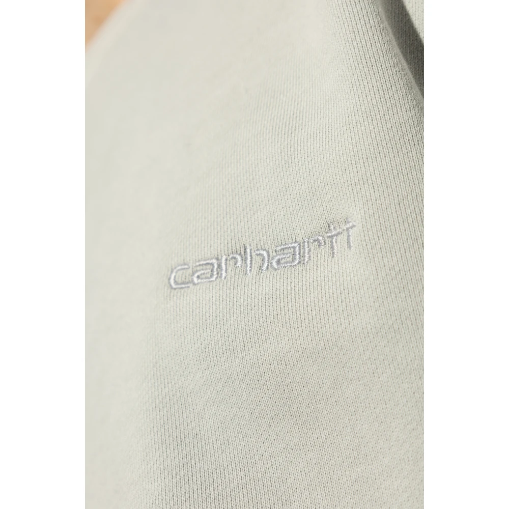 Carhartt WIP Sweatshirt met logo Gray Heren