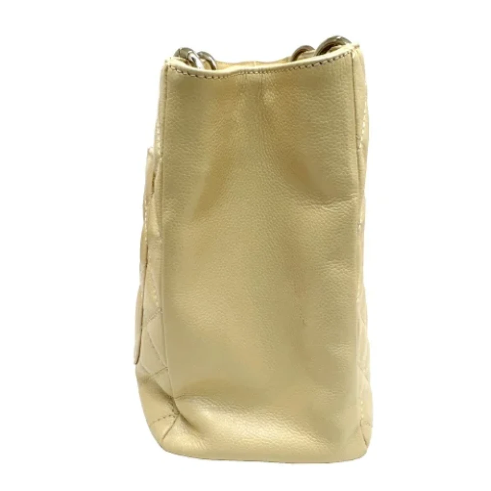 Chanel Vintage Pre-owned Fabric chanel-bags Beige Dames