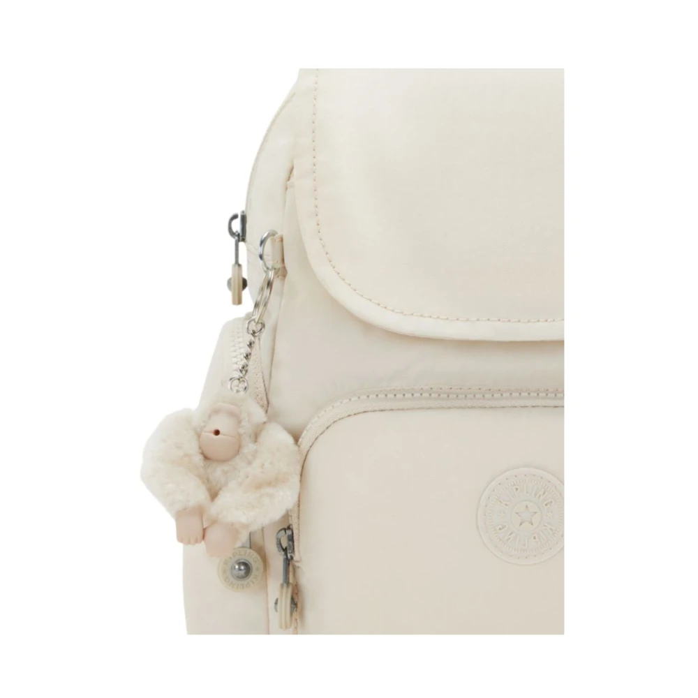 Kipling City Zip Rugzak Beige Dames