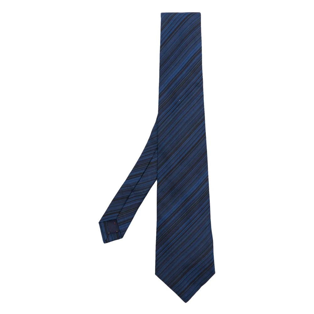 PS By Paul Smith Gestreepte heren stropdas Blue Heren