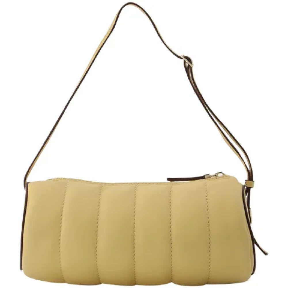 Manu Atelier Leather shoulder-bags Beige Dames