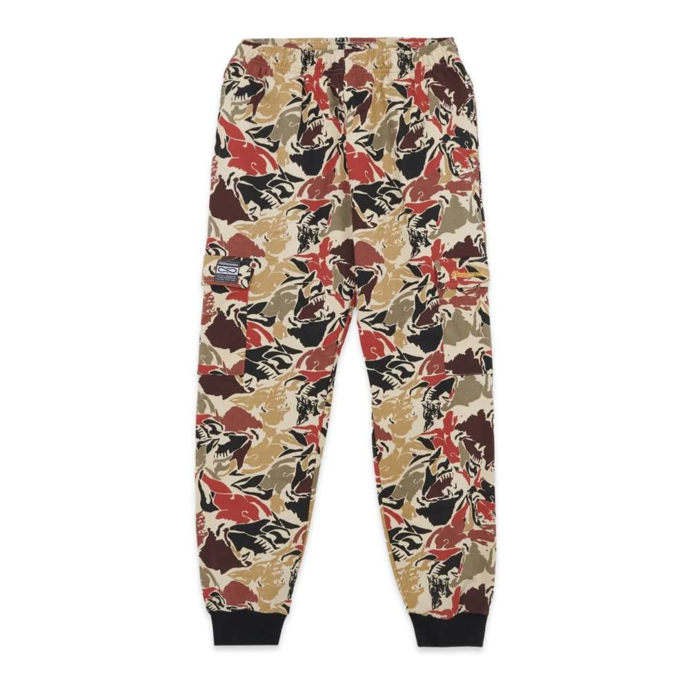 Propaganda Multicolor Cargo Sweat Pant With Cargo Pockets - Male - Sweatpants - L - Trousers