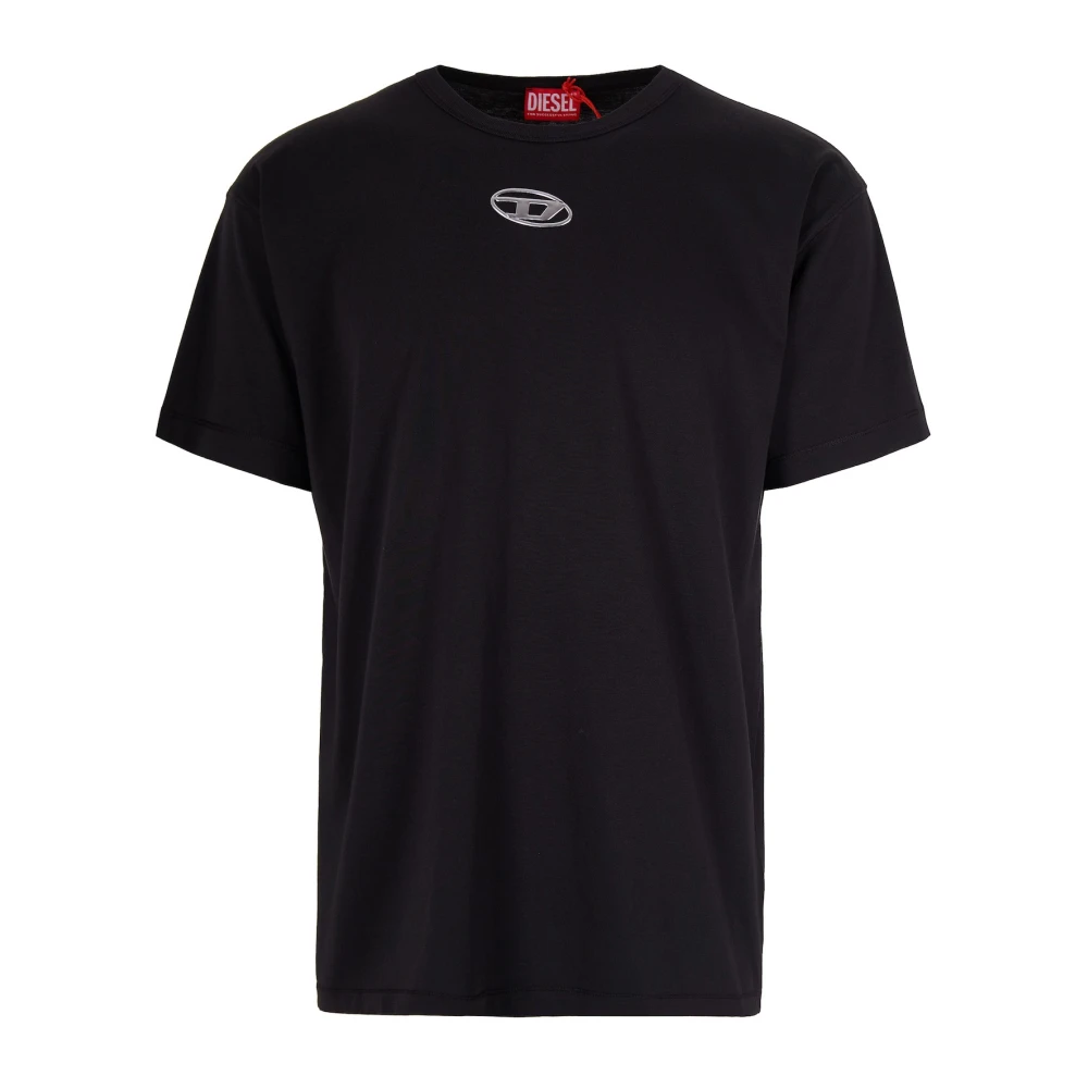 Diesel Hombre Negro Camisetas, Talla: Xl