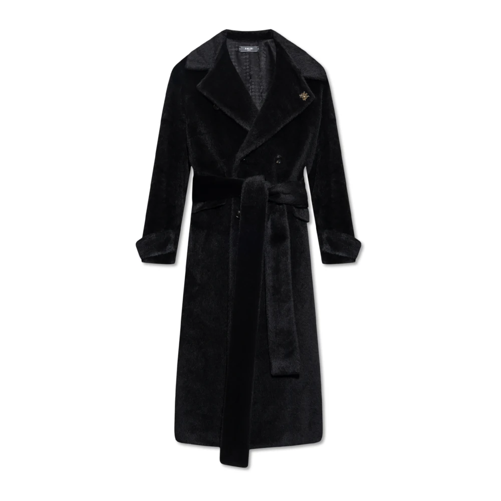 Amiri Wollen jas Black Heren