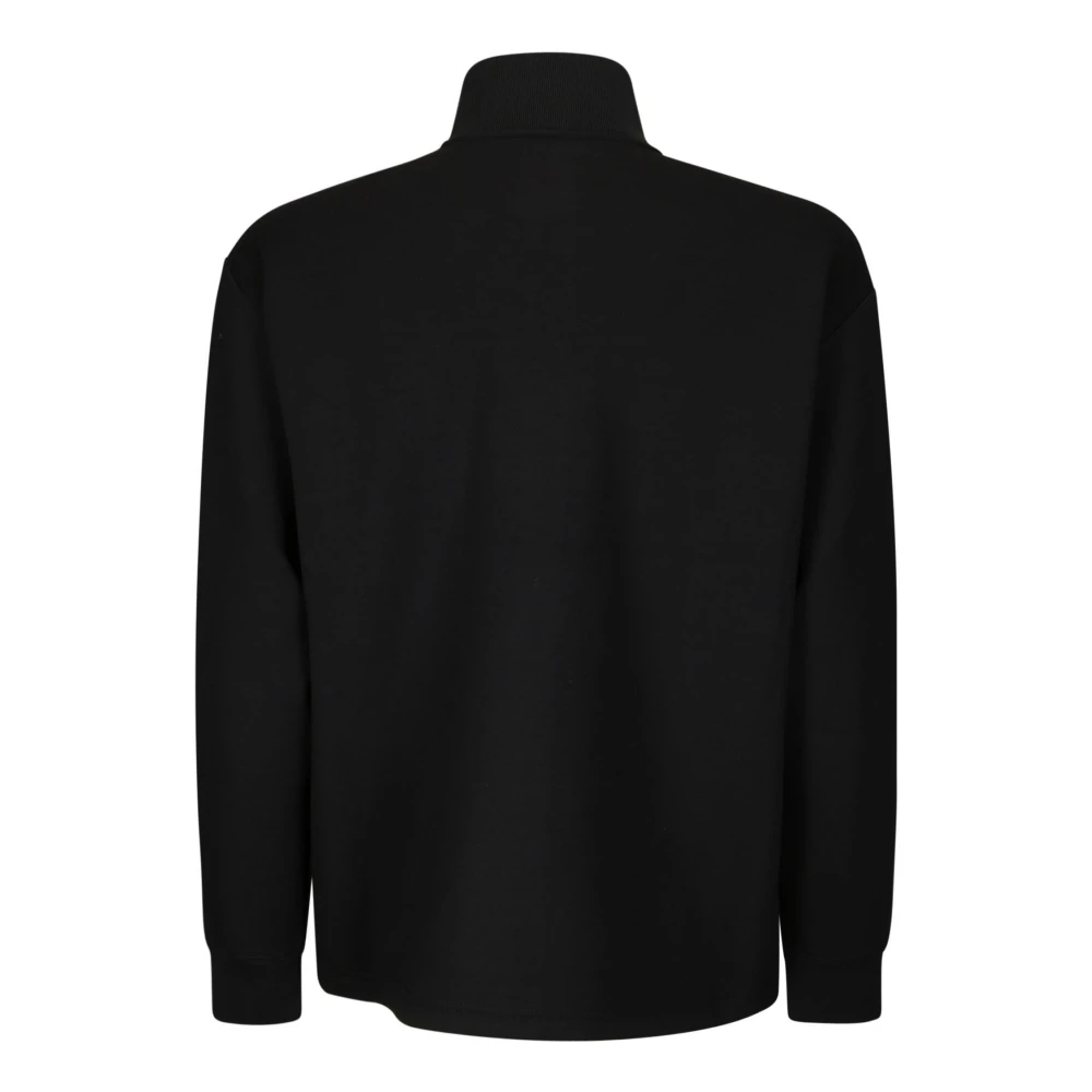 And Wander Warm Full Zip Sweater Black Heren