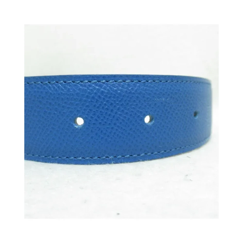 Hermès Vintage Pre-owned Leather belts Blue Dames