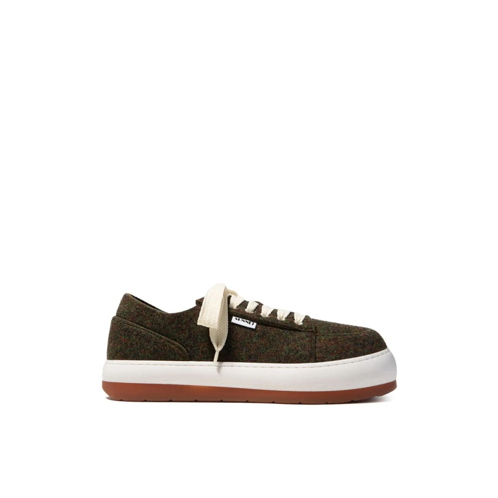 Sunnei Dreamy Felt Sneaker Heren Schoenen Groen