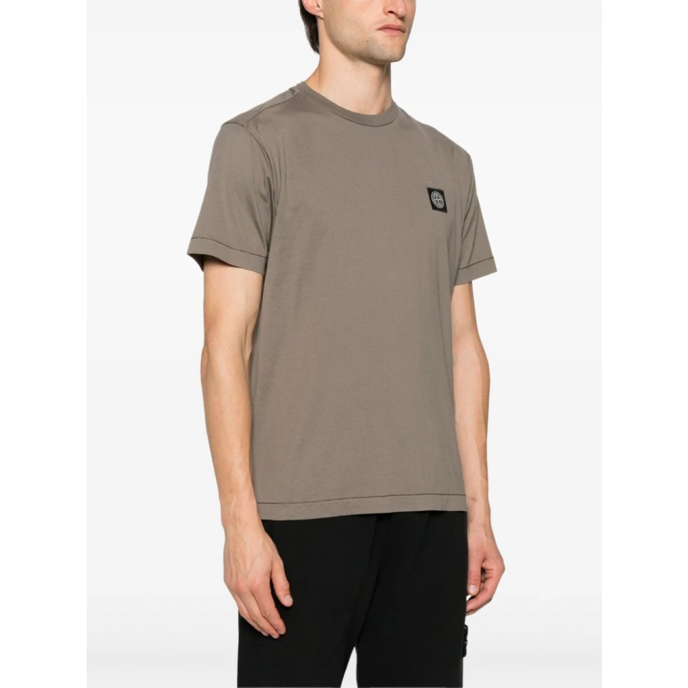 Stone Island Stijlvolle T-shirts en Polos Collectie Brown Heren