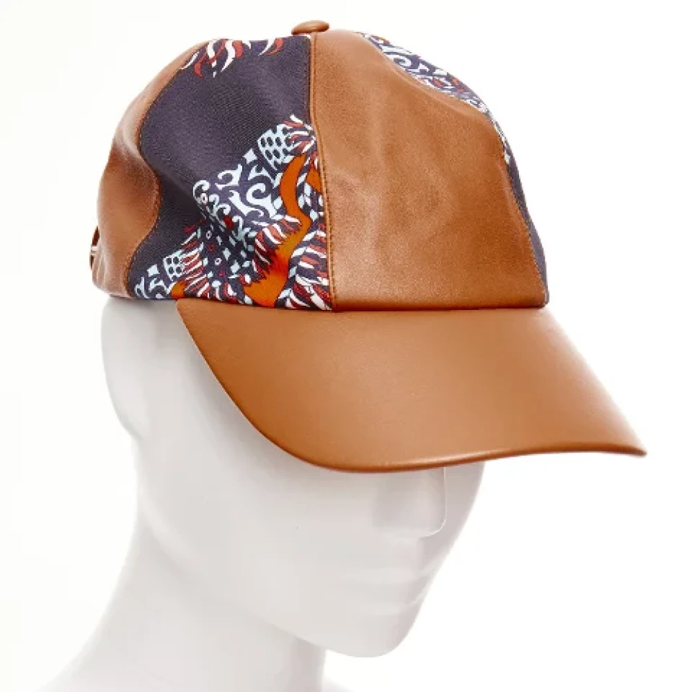 Hermès Vintage Pre-owned Leather hats Multicolor Dames