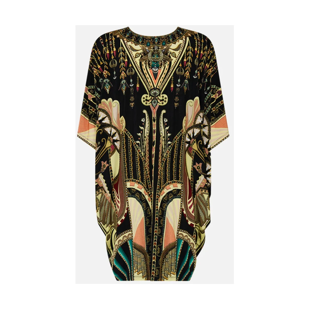 Camilla Nefertari Bat Sleeve Jurk Multicolor Dames