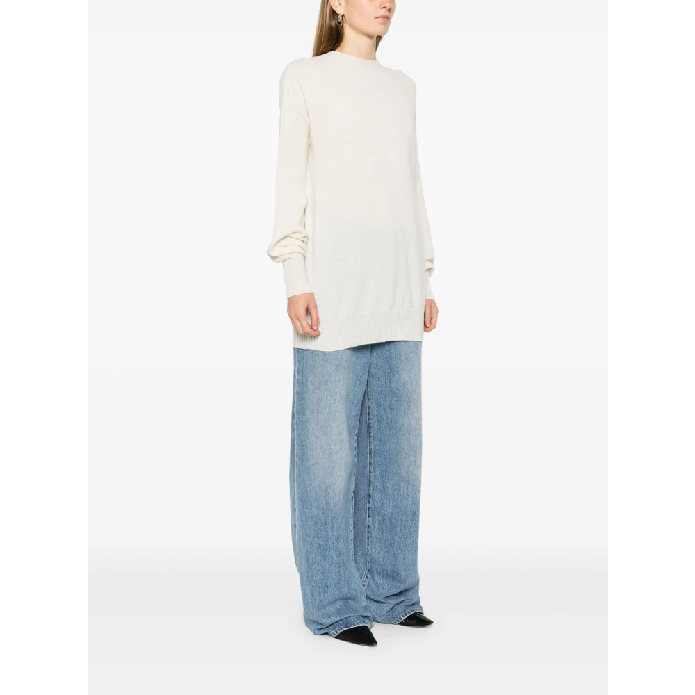 Twinset Sneeuw Gebreide Trui Beige Dames