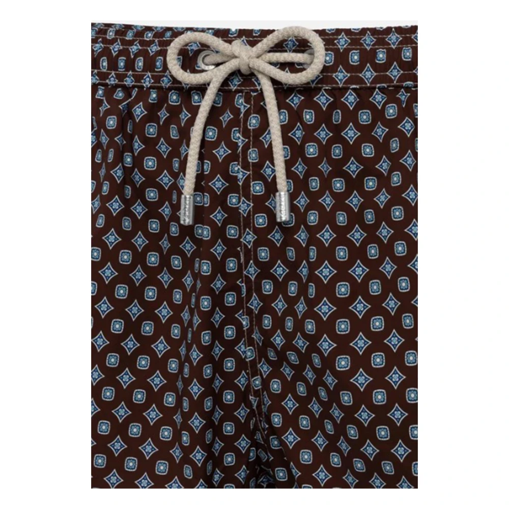 MC2 Saint Barth Bruin Zee Kleding Comfort Light Badpak Brown Heren
