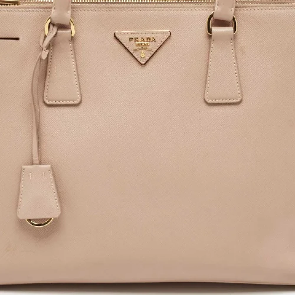 Prada Vintage Pre-owned Leather prada-bags Pink Dames