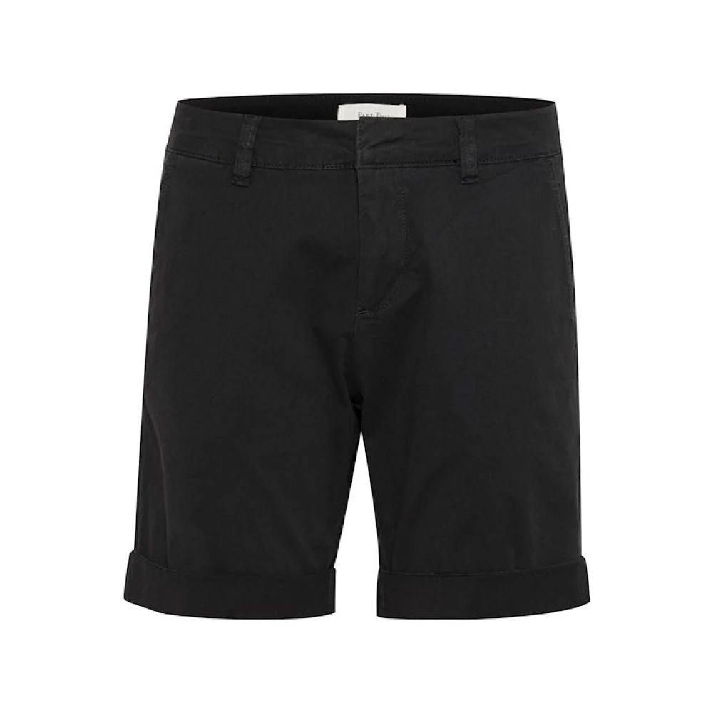 Part Two Blauw Grafiet Bermuda Shorts Blue Dames