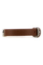 bracelet-logo-en-cuir-boucle-argentee