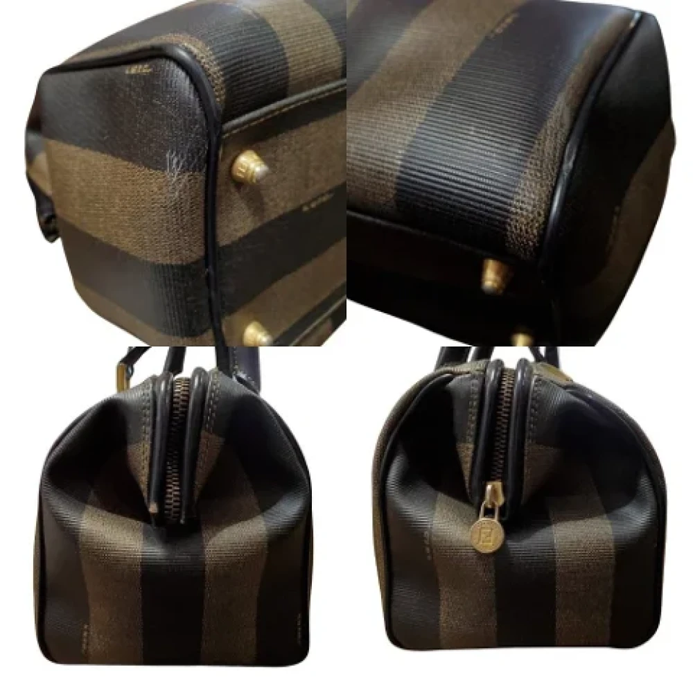 Fendi Vintage Pre-owned Leather fendi-bags Beige Dames