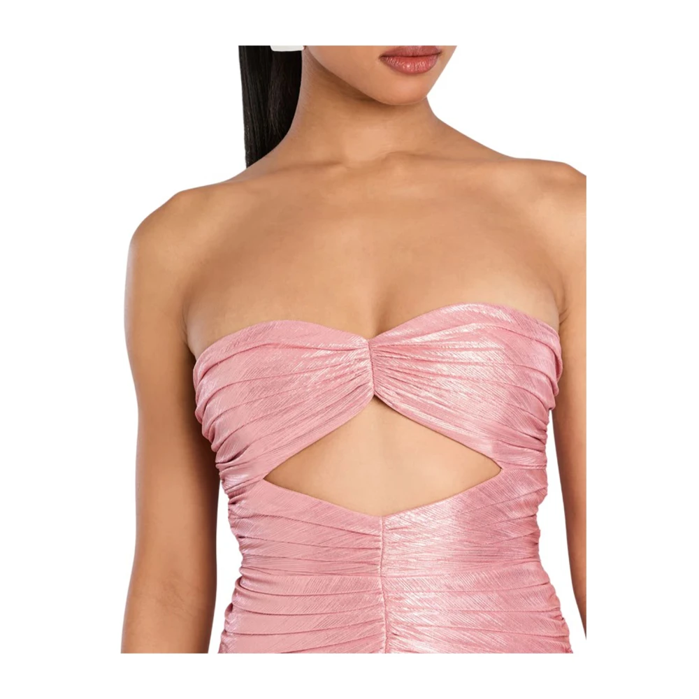 Retrofête Elegante Mallory Jurk Pink Dames