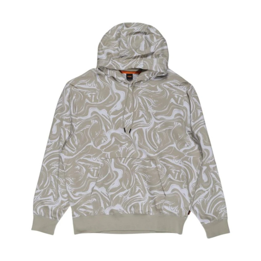 Hugo Boss Beige Katoenen Trui Herfst Winter Collectie Beige Heren