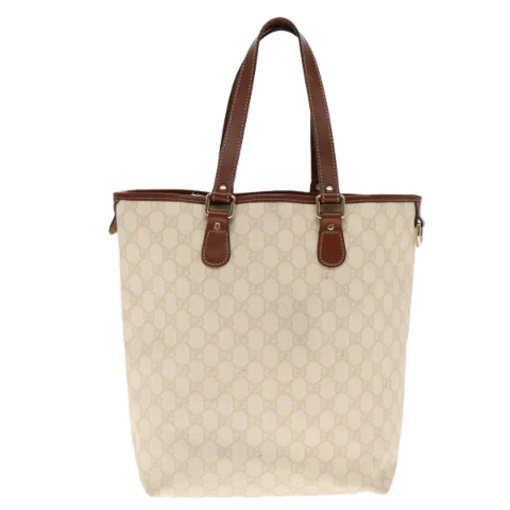 Gucci Vintage Pre-owned Leather totes Yellow Dames