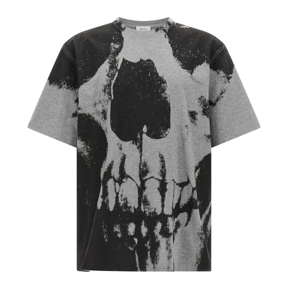 Alexander Mcqueen Men's Multicolor T-Shirts, S, Skull T-Shirt