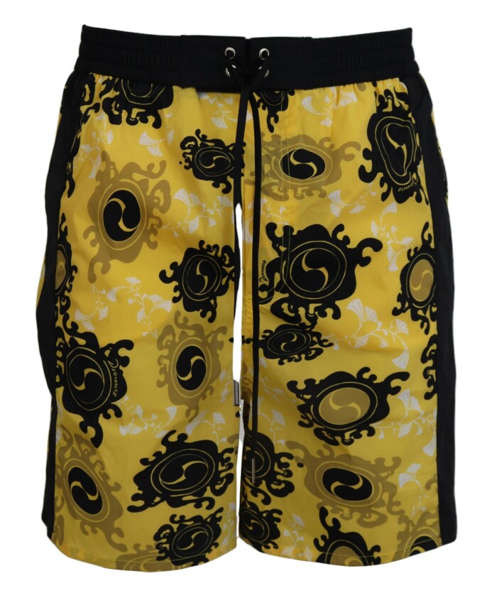 gele-blokprint-zwemshorts