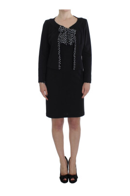 polka-dot-dress-and-sweater-set