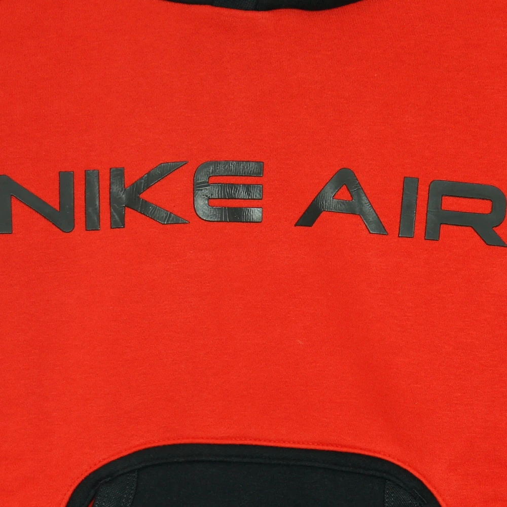 Nike University Red Black Air Hoodie Red Heren