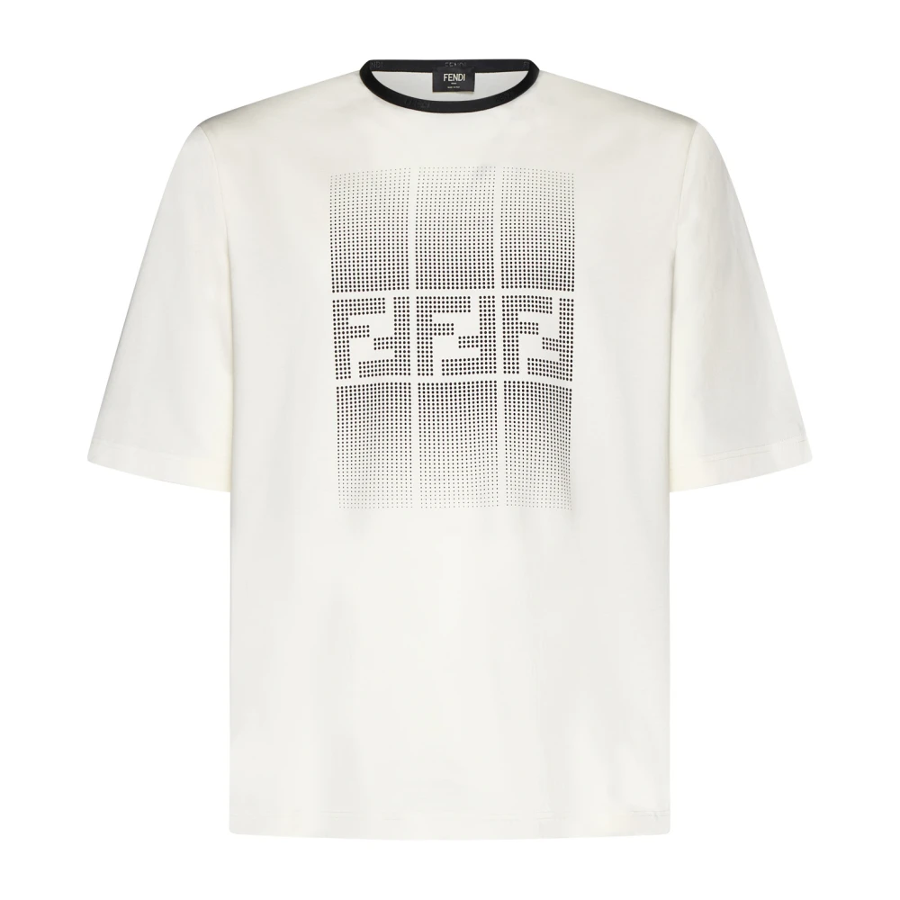 Fendi Natuurlijke T-shirts en Polos Beige Heren