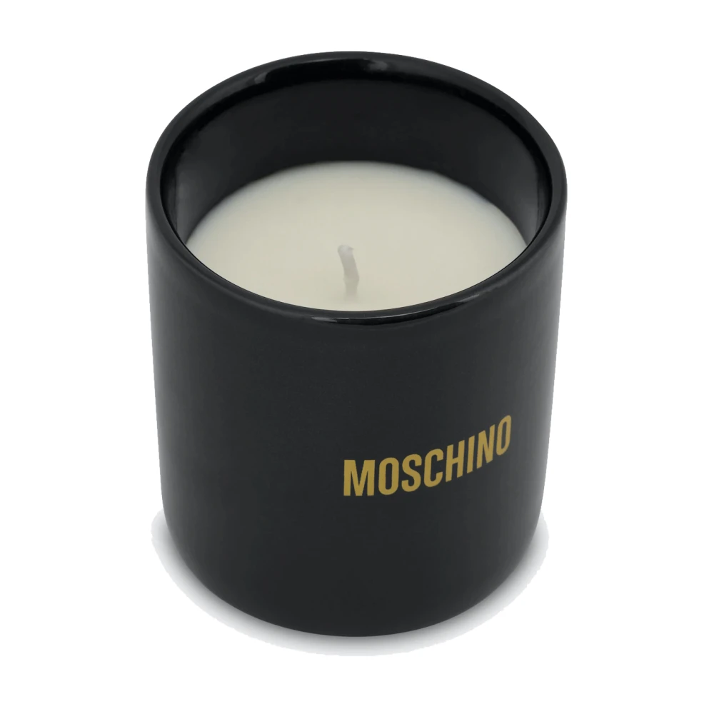 Moschino Svart Keramisk Doftljus Black, Unisex