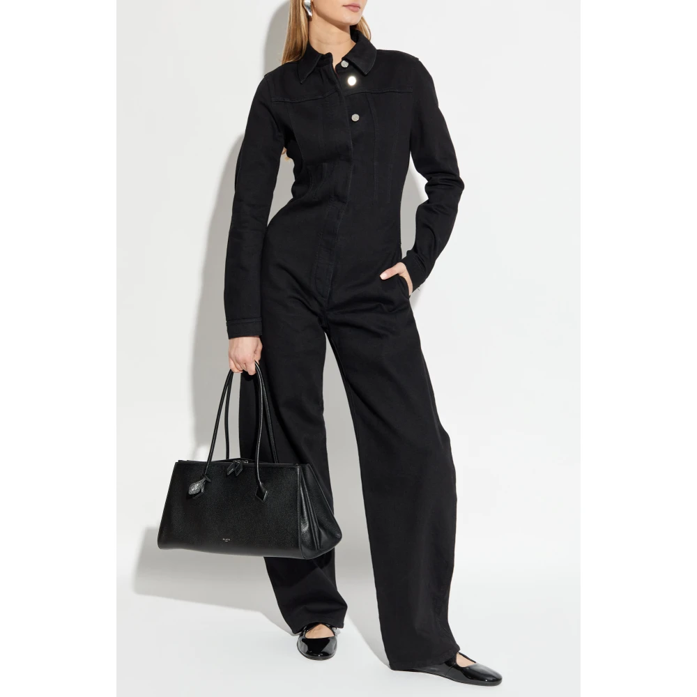 Alaïa Denim jumpsuit Black Dames