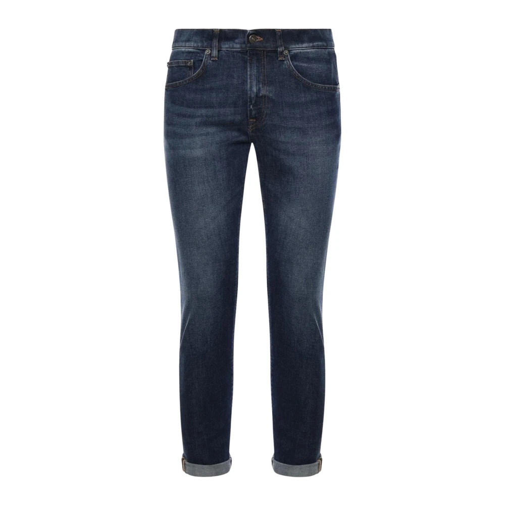 Dondup Jeans Slim Fit Passanti Tasche Homme Jeans Bleu W29