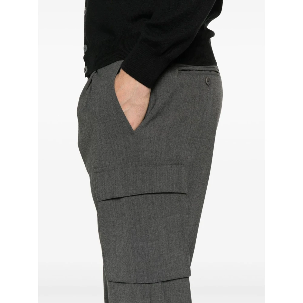 Herno Rechte broek Gray Heren