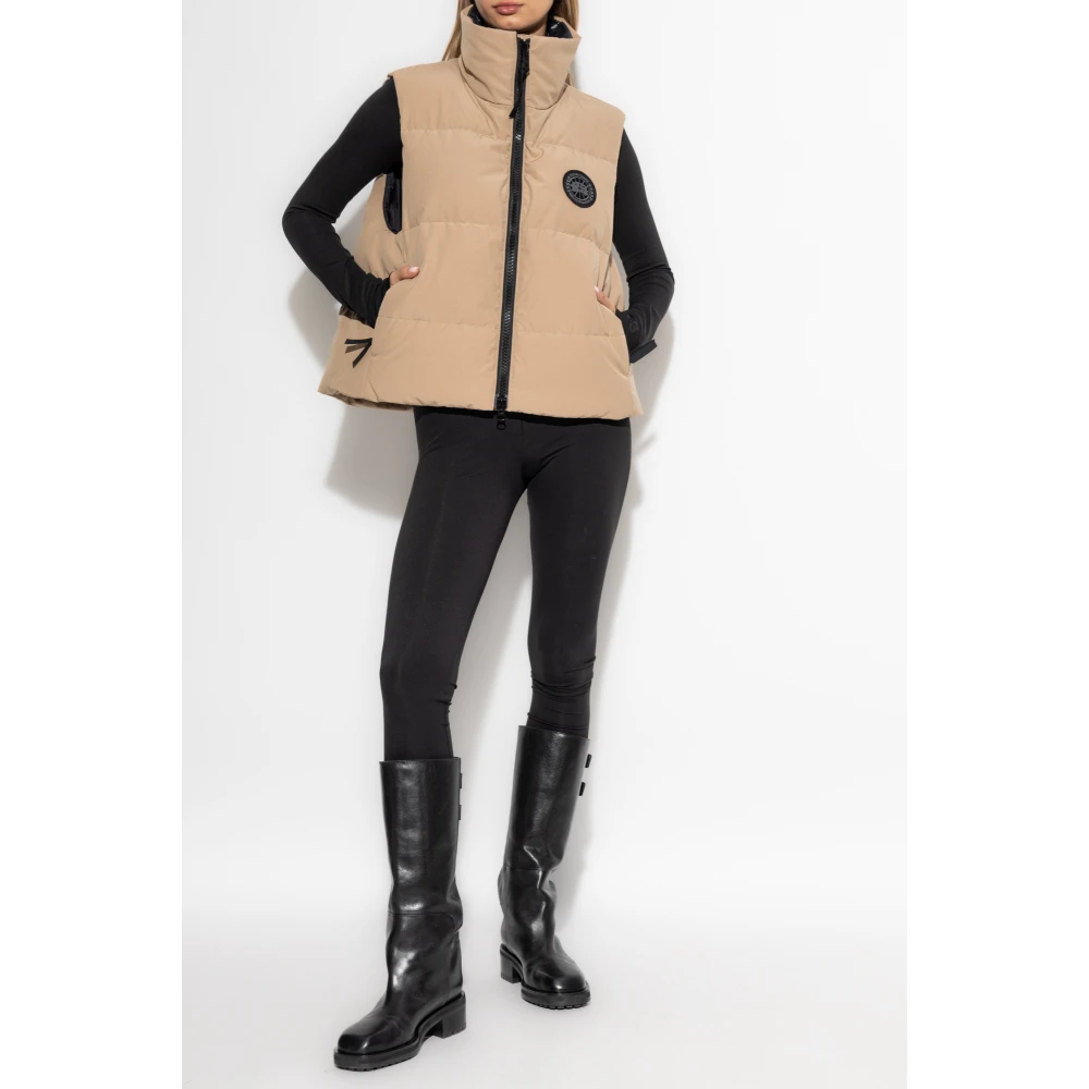 Canada Goose Donsvest Grandview Beige Dames
